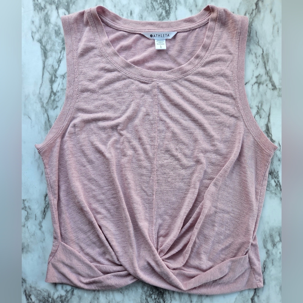 Athleta Pink Women's Tank Top - Picture 2 of 9